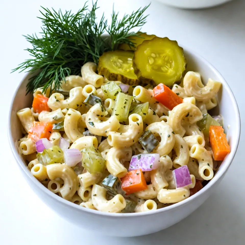 Dill Pickle Pasta Salad Quick and Tasty Recipe