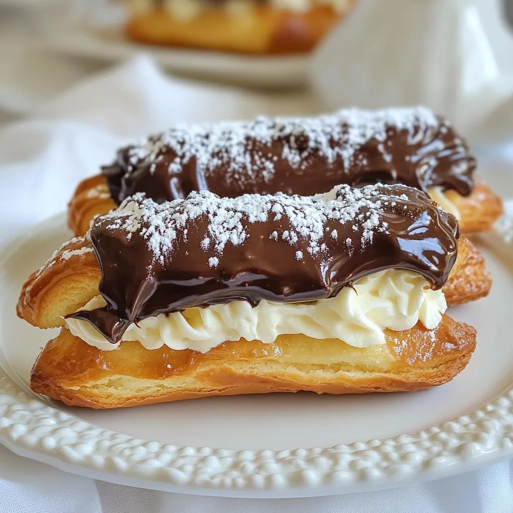 Classic Chocolate Eclairs Irresistible and Easy Recipe