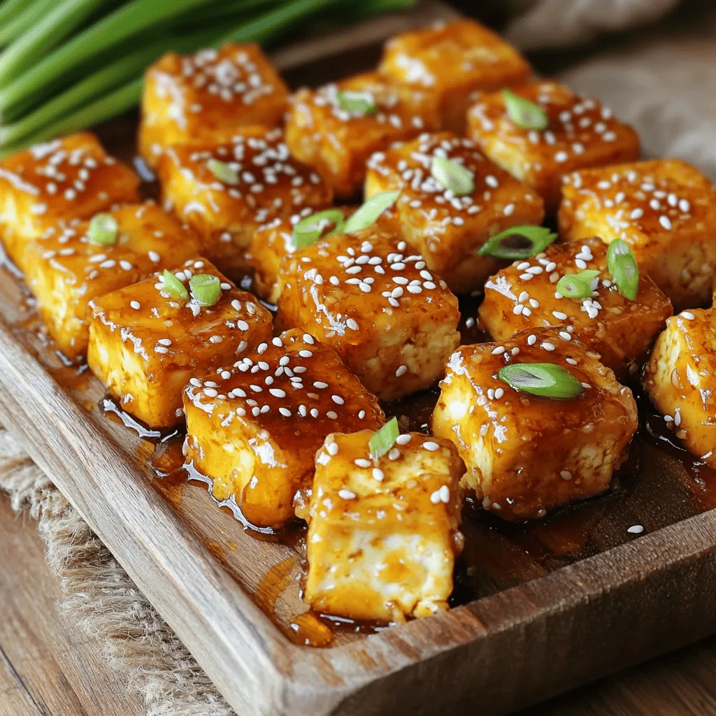 Crispy Honey Garlic Tofu Bites Easy and Flavorful Snack