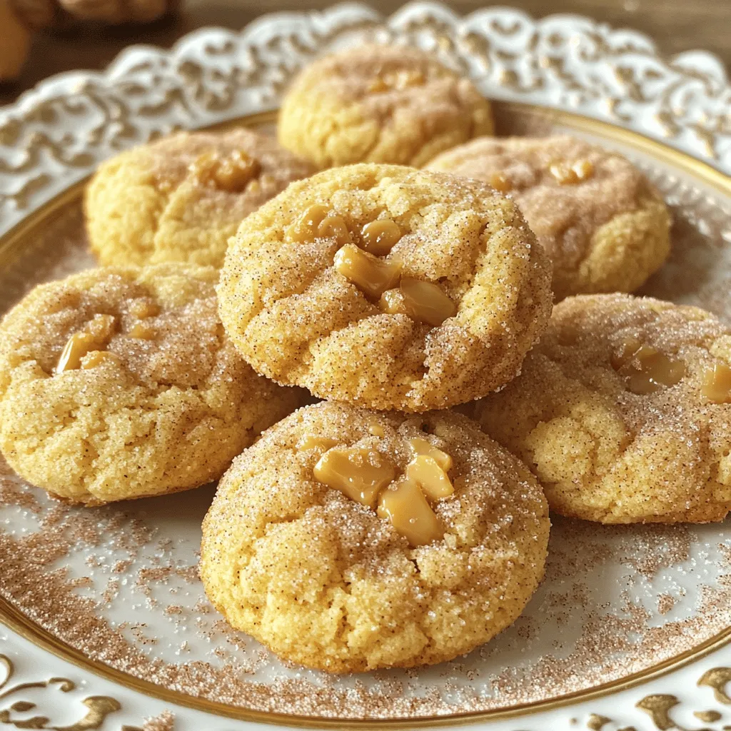 Chewy Caramel Snickerdoodles Simple and Delicious Treat