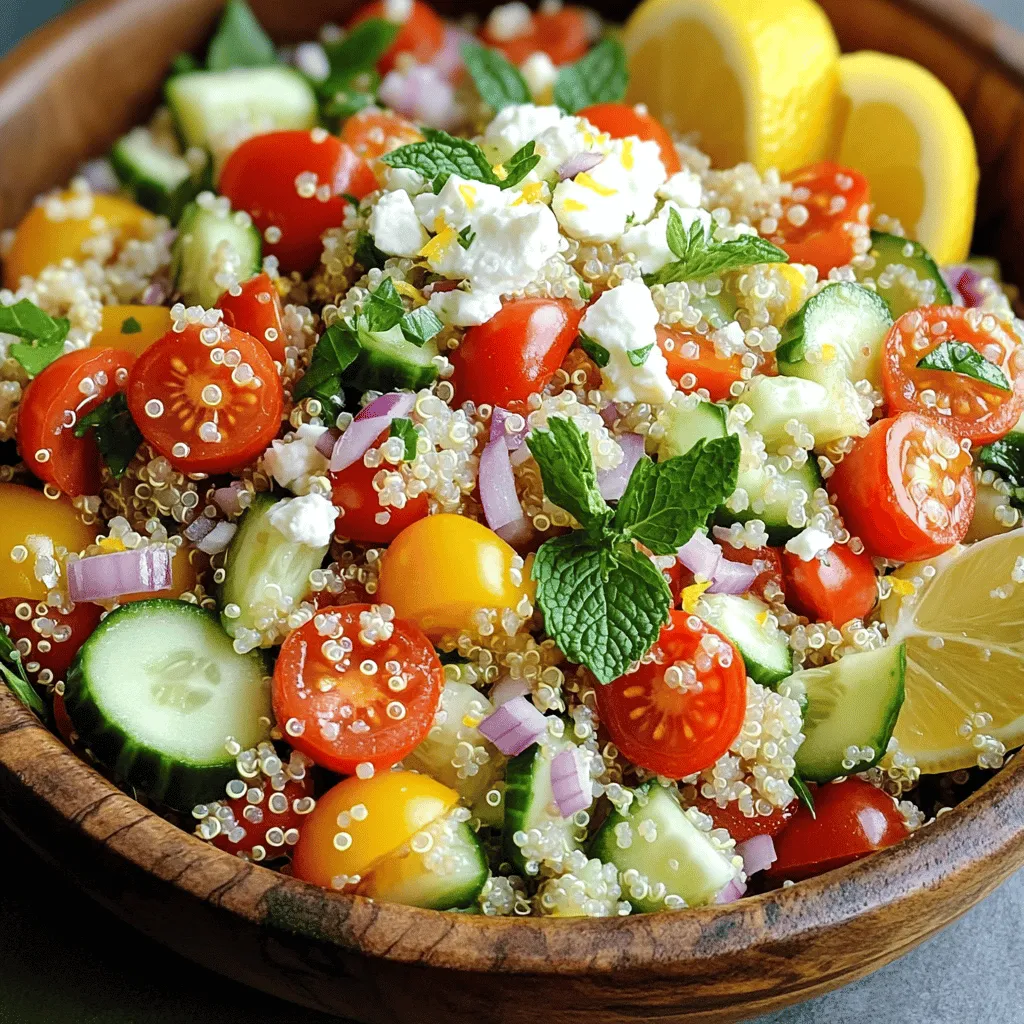 Lemon Herb Quinoa Salad Fresh and Flavorful Recipe