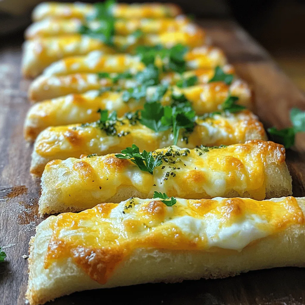 Cheesy Garlic Breadsticks Irresistible Flavor Awaits
