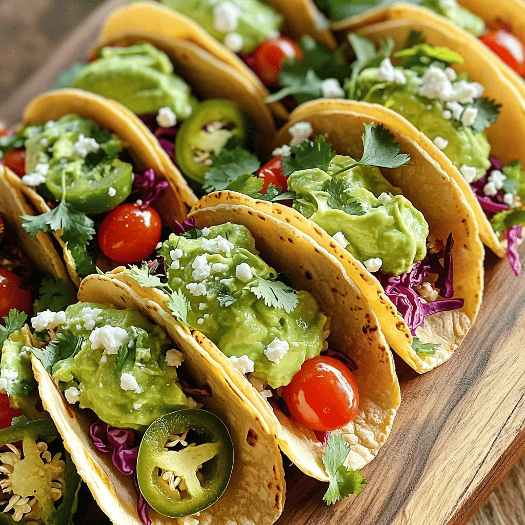 Avocado Lime Crema Tacos Flavorful and Fresh Delight