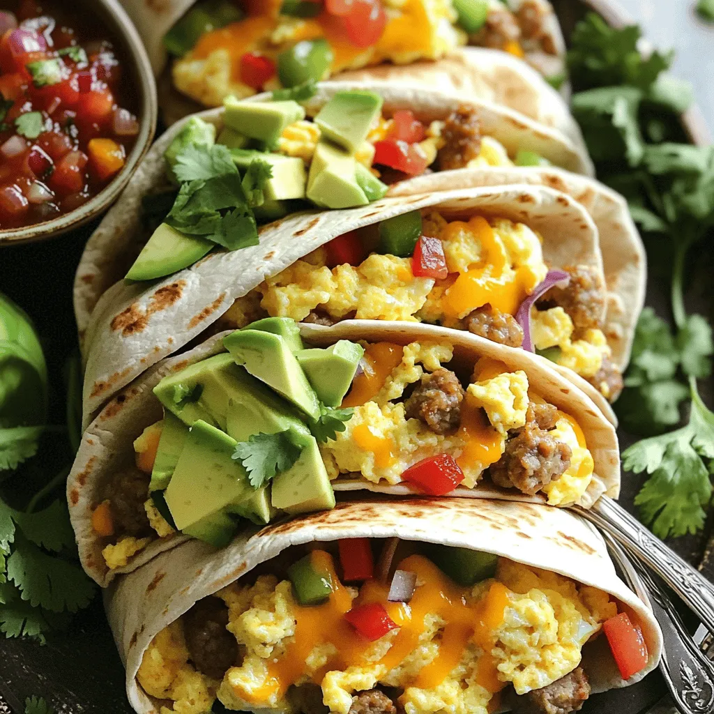 Loaded Breakfast Burritos Tasty and Filling Meal