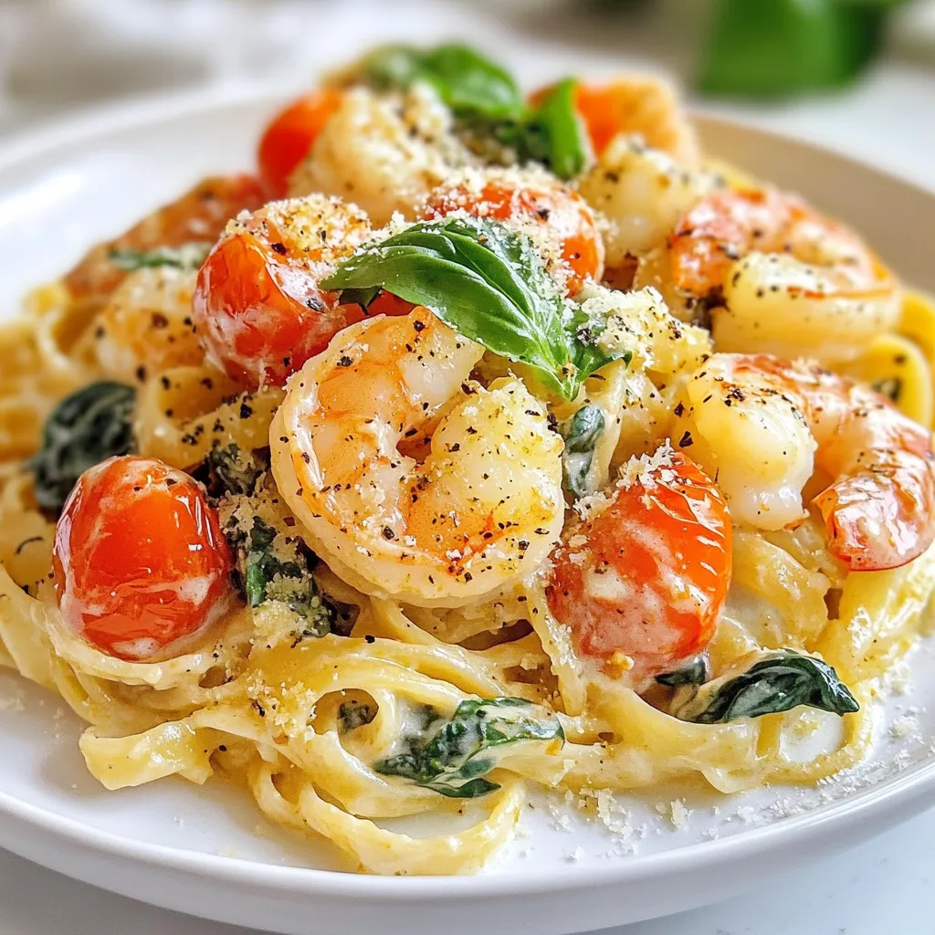 Creamy Tuscan Shrimp Linguine Delightful and Easy Meal