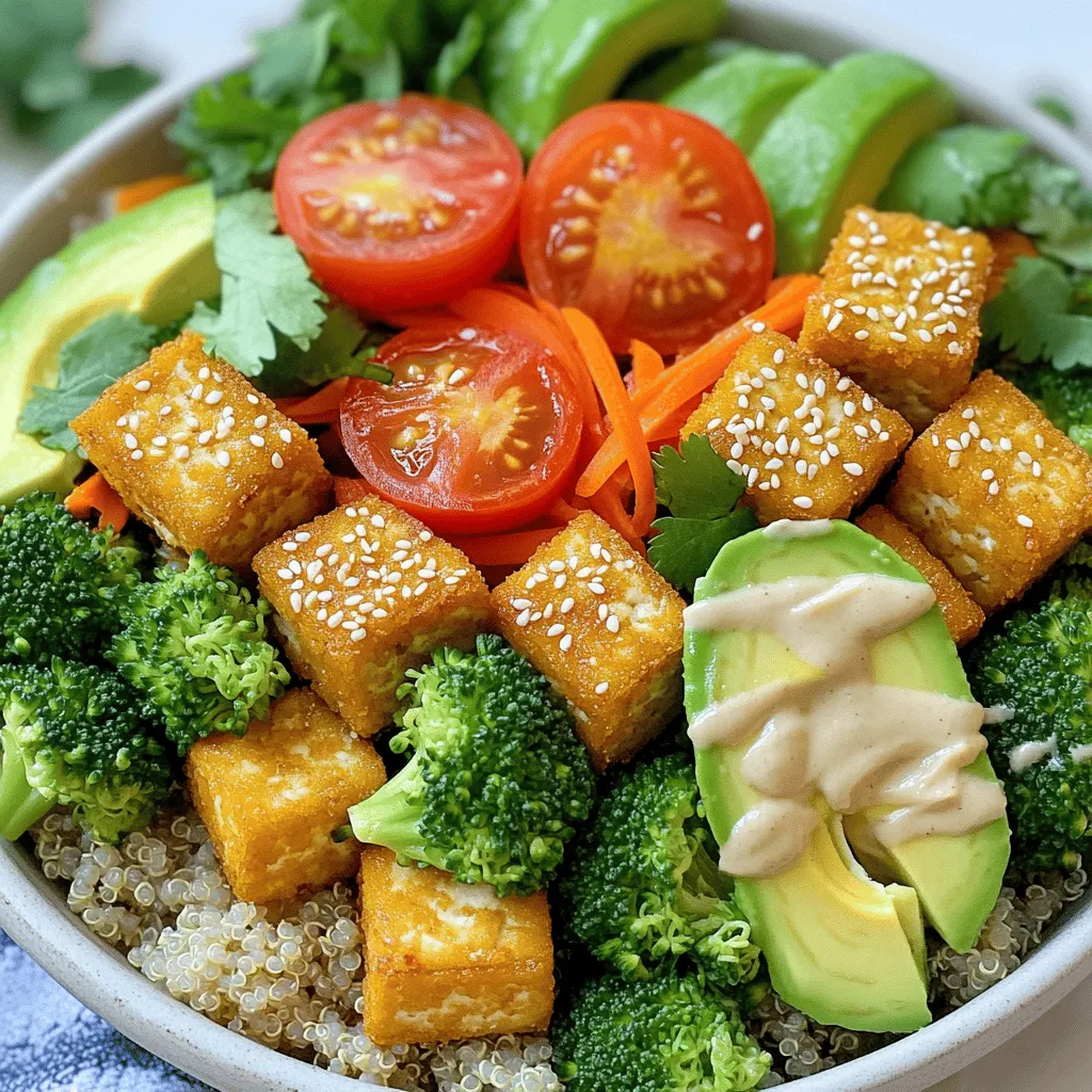 Crispy Tofu Buddha Bowl Nutritious and Flavorful Meal