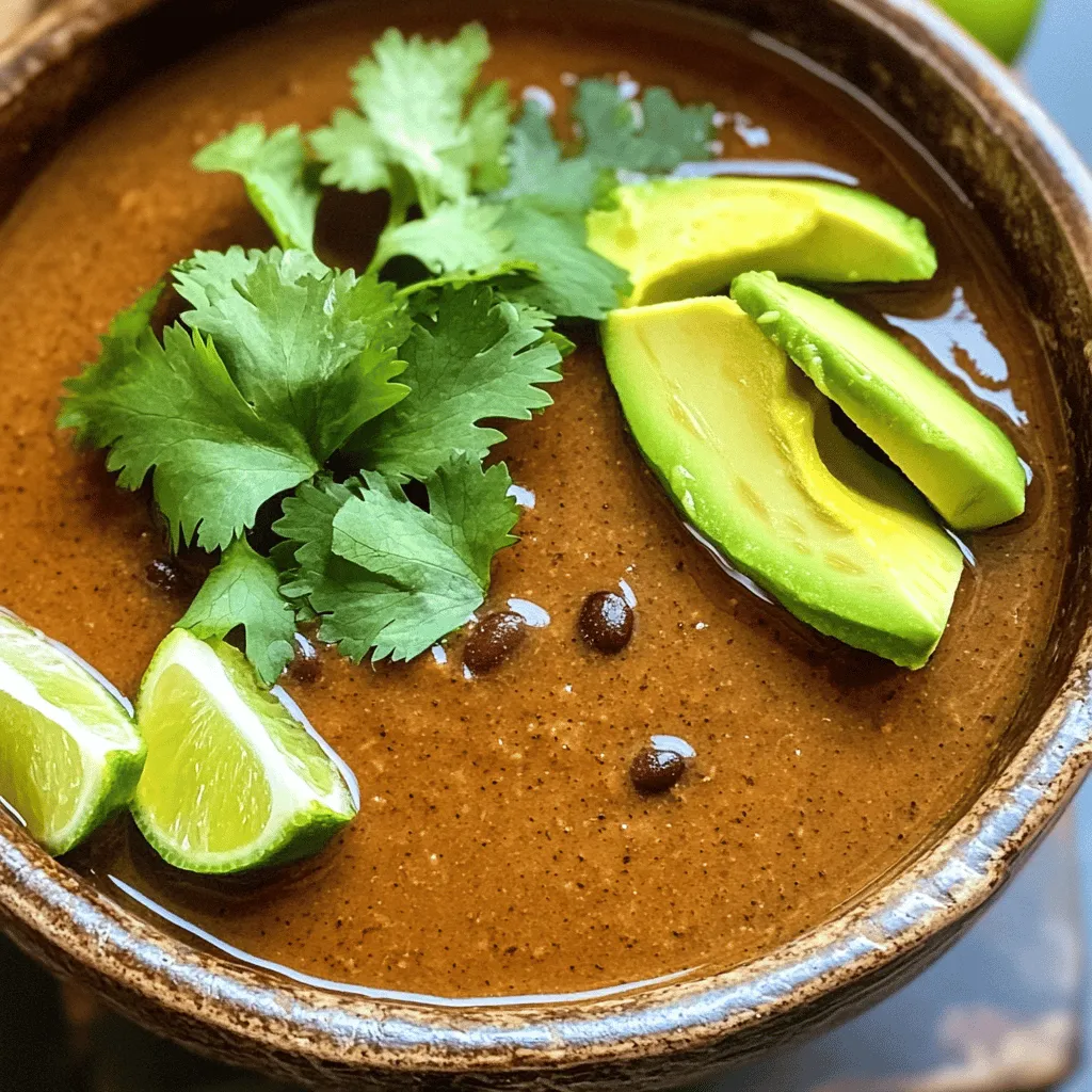 Spicy Black Bean Soup Flavorful and Easy Recipe