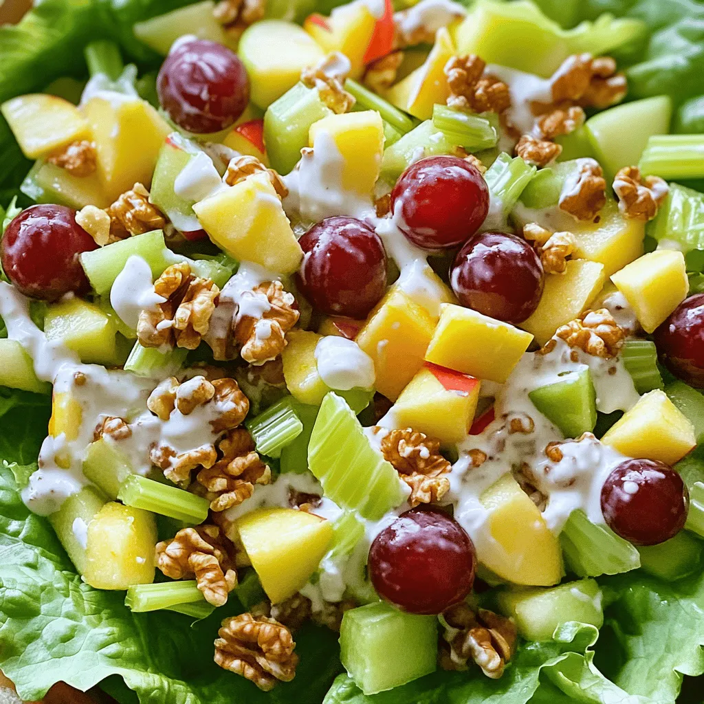 Classic Waldorf Salad Crunchy and Flavorful Delight