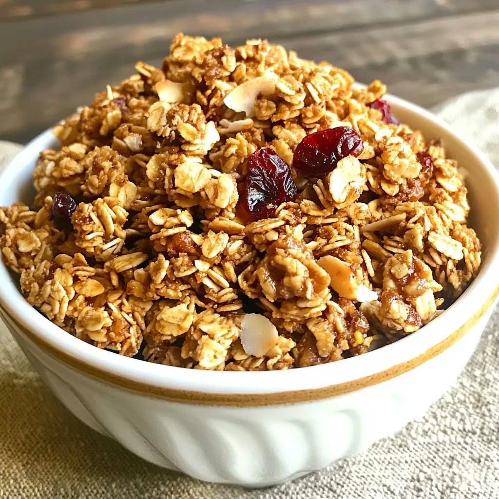 Maple Walnut Granola Clusters Crunchy and Easy Recipe
