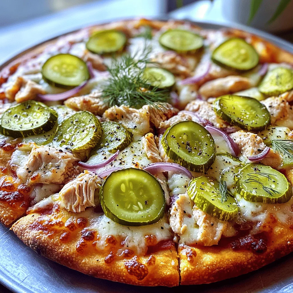 Pickle Ranch Chicken Pizza Flavorful Easy Dinner Option