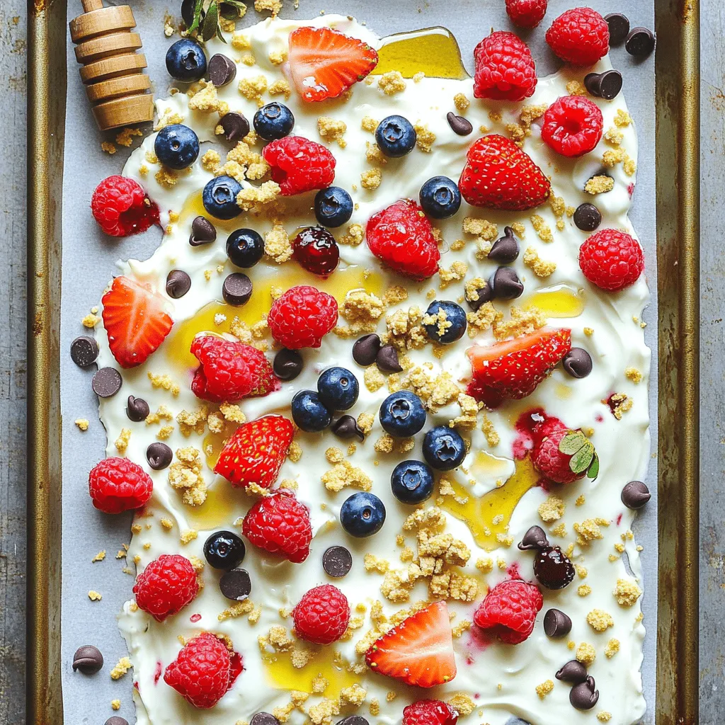 Berry Cheesecake Yogurt Bark Simple and Refreshing Snack