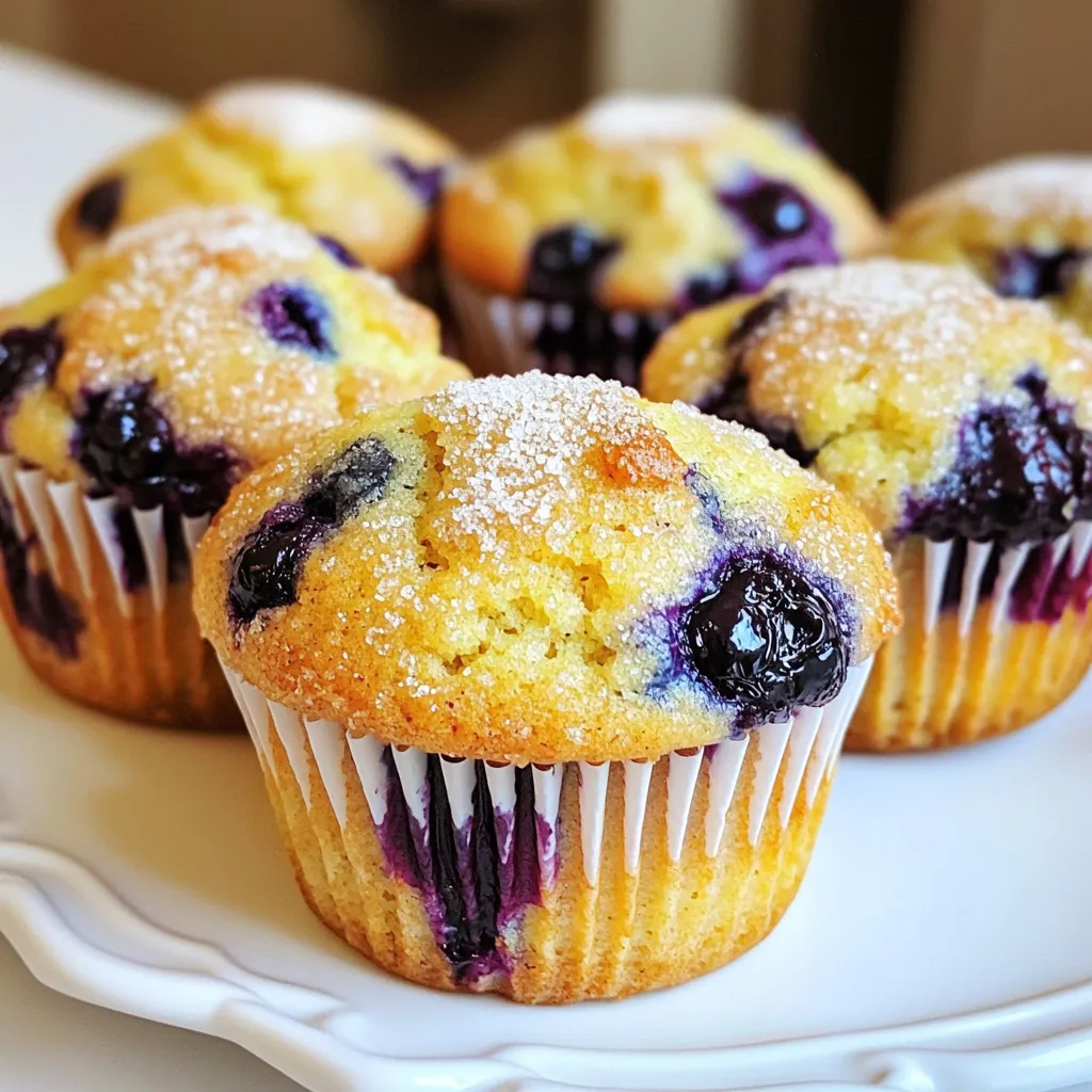 Lemon Blueberry Muffins Bakery Style Delight Recipe