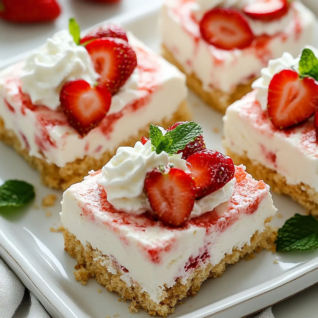 Strawberry Shortcake Ice Cream Bars Simple and Sweet