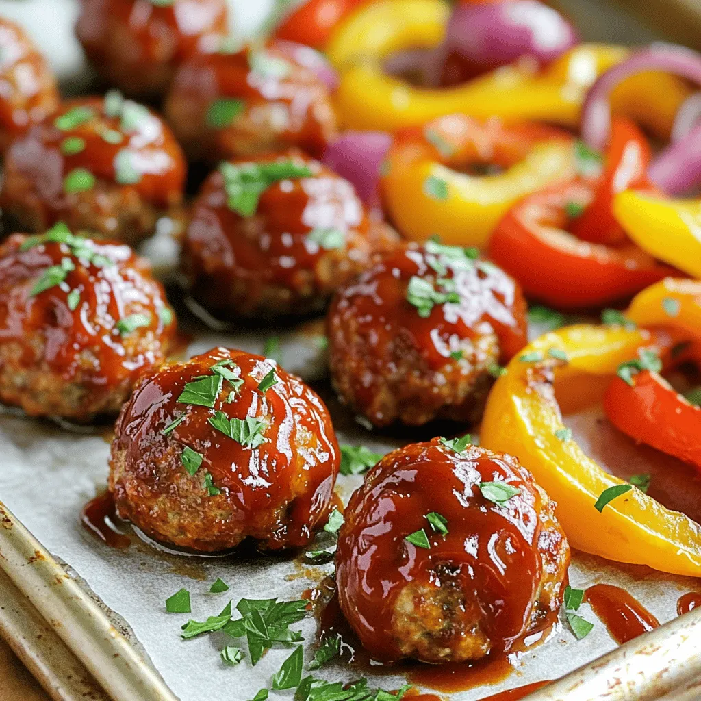Sheet Pan BBQ Meatballs Flavorful and Easy Dish