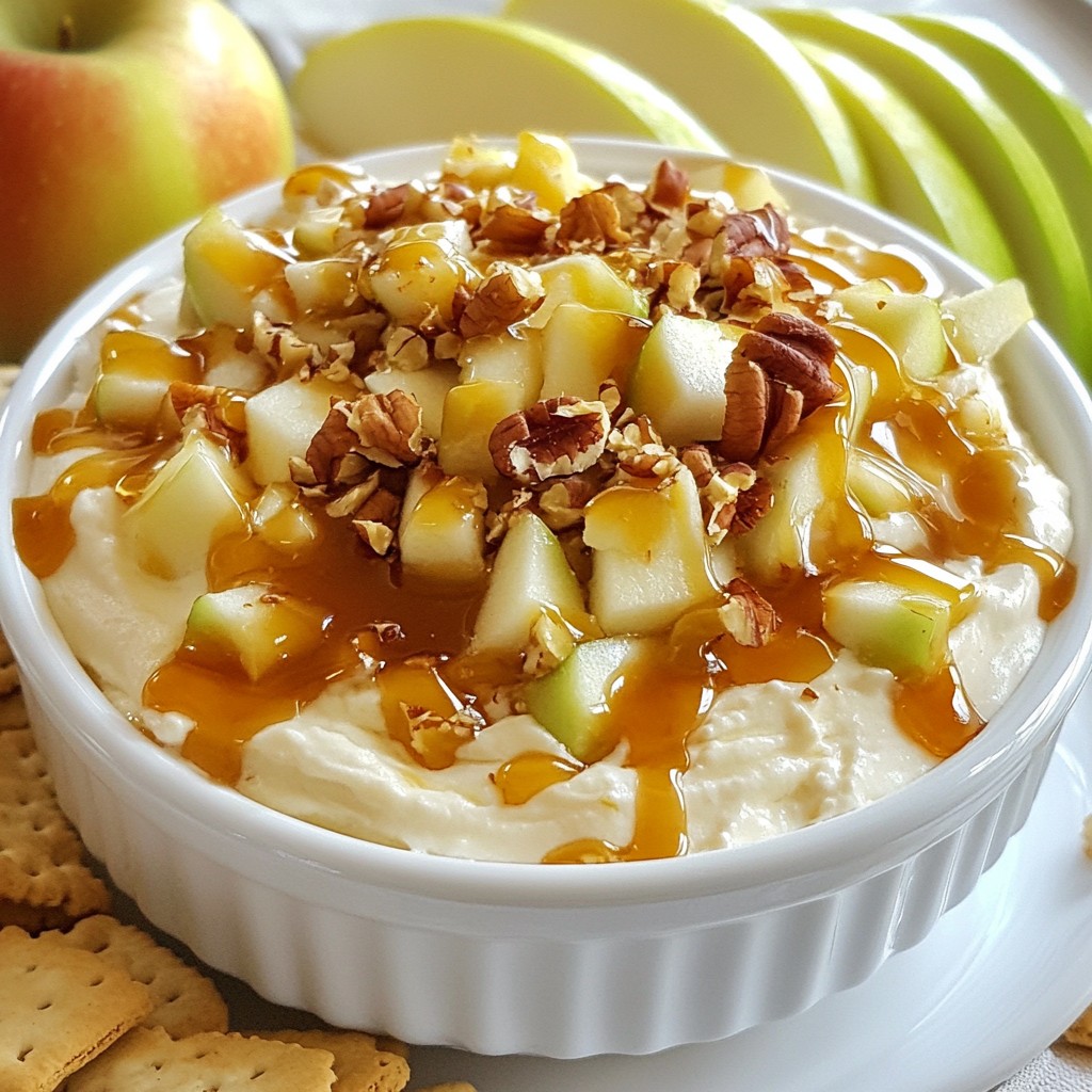 Caramel Apple Cheesecake Dip Delicious and Easy Treat