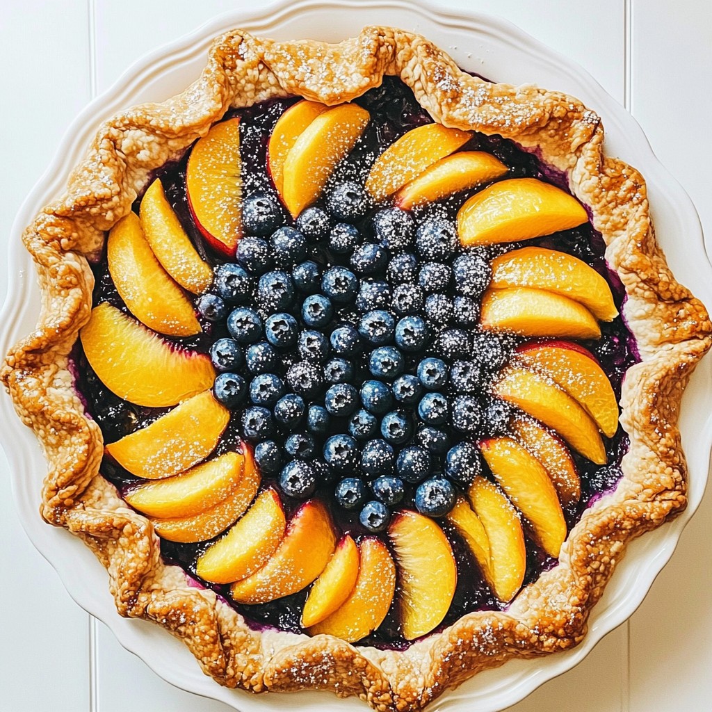 Blueberry Peach Galette Simple and Delicious Recipe