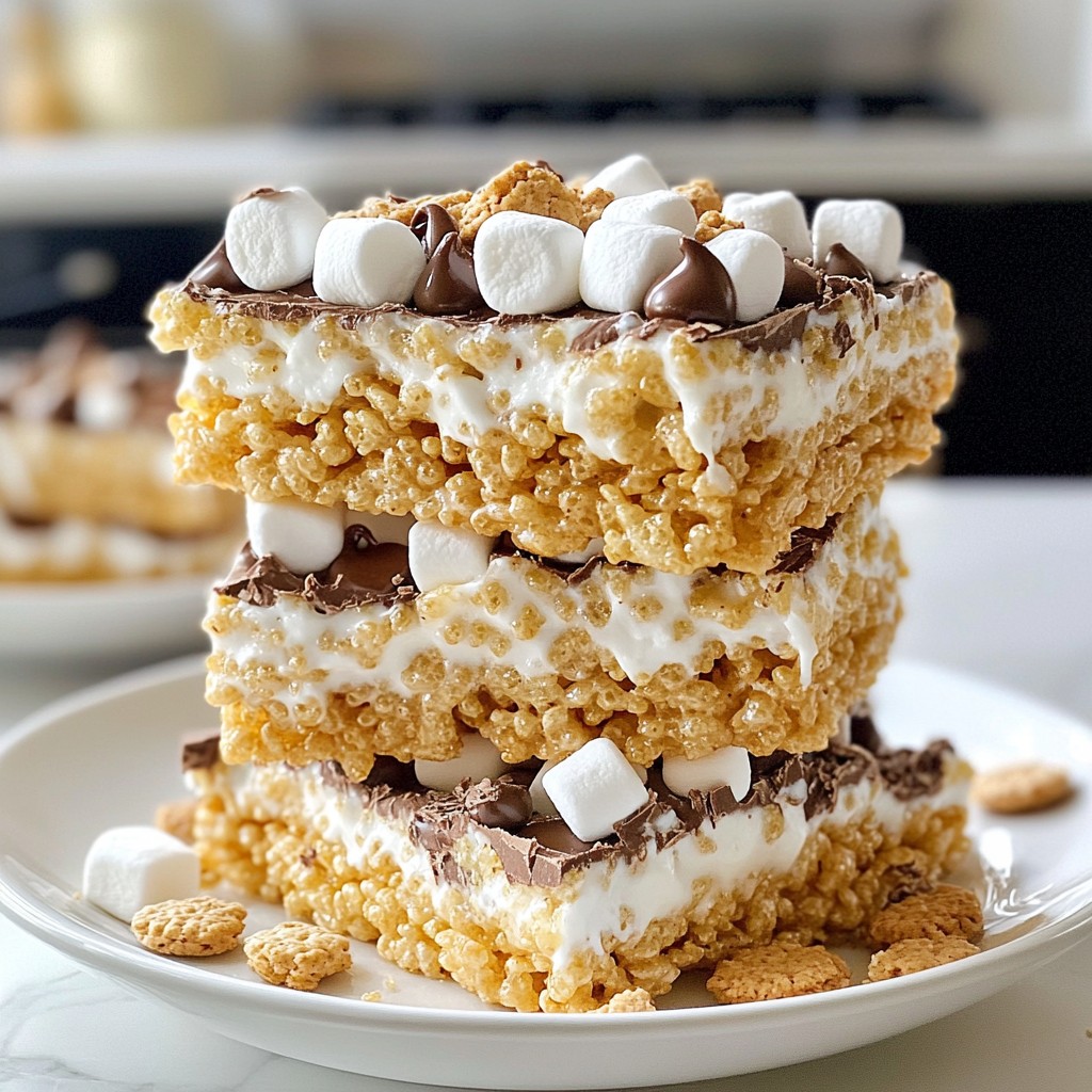 S’mores Rice Krispie Treats Simple and Tasty Recipe