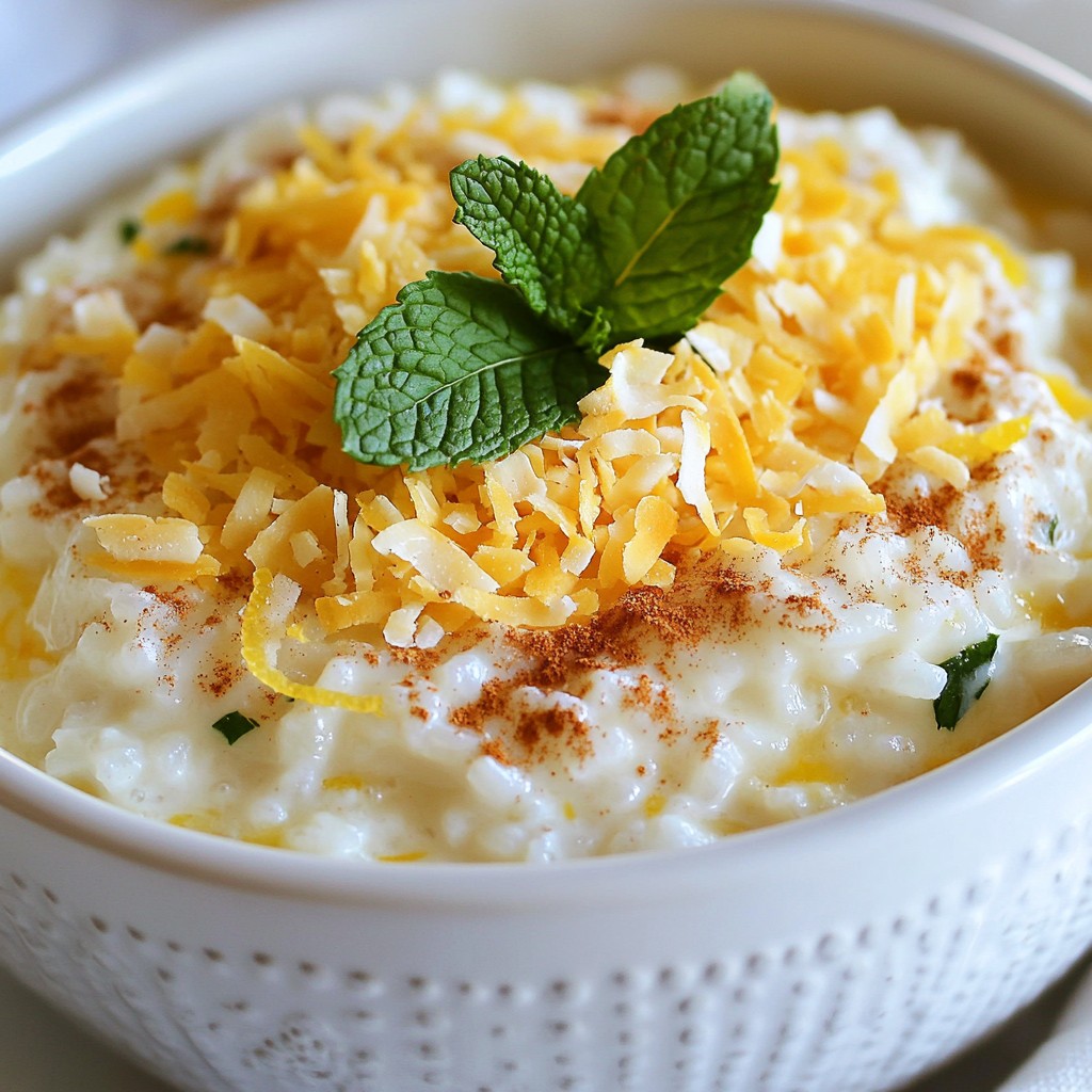 Vanilla Bean Rice Pudding Creamy Dessert Delight