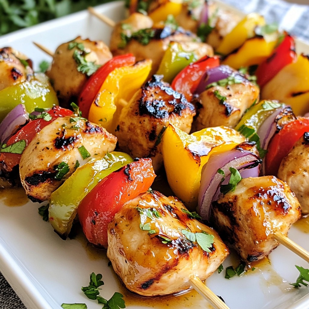 Honey Lime Chicken Skewers Easy and Tasty Recipe