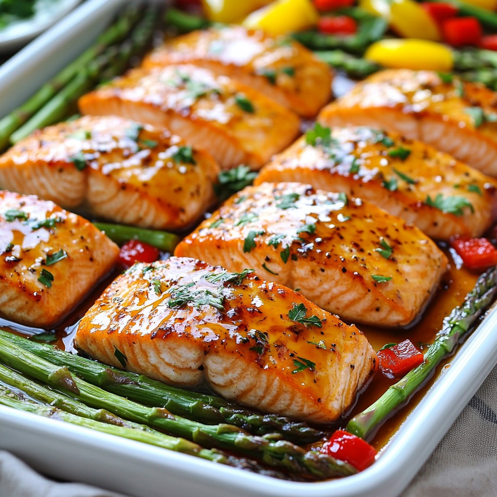 Maple Glazed Salmon Sheet Pan Simple and Tasty Meal
