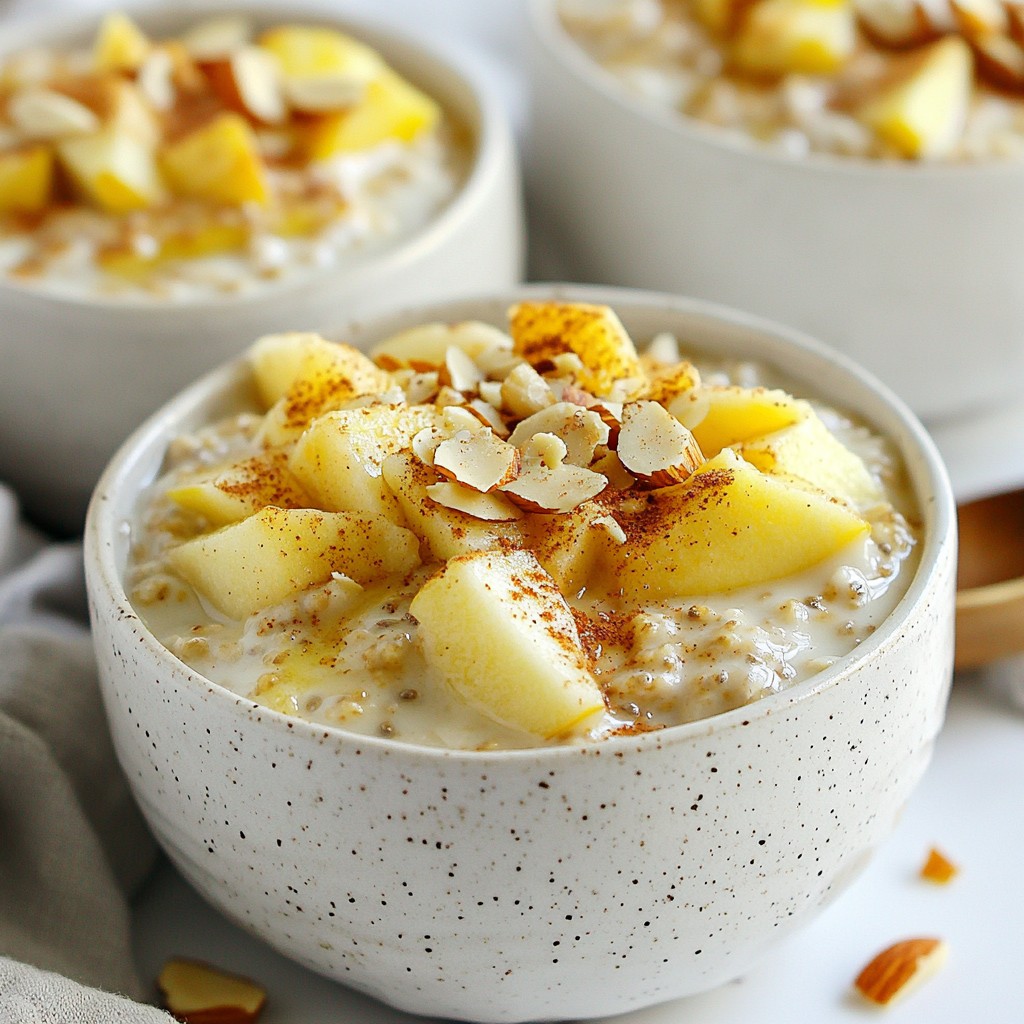 Apple Cinnamon Overnight Oats Simple and Tasty Meal