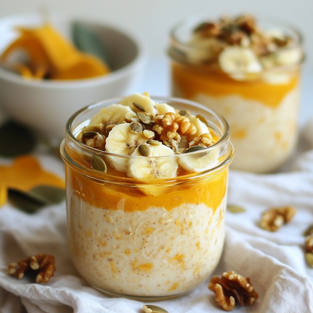 Pumpkin Spice Overnight Oats Easy and Delicious Recipe