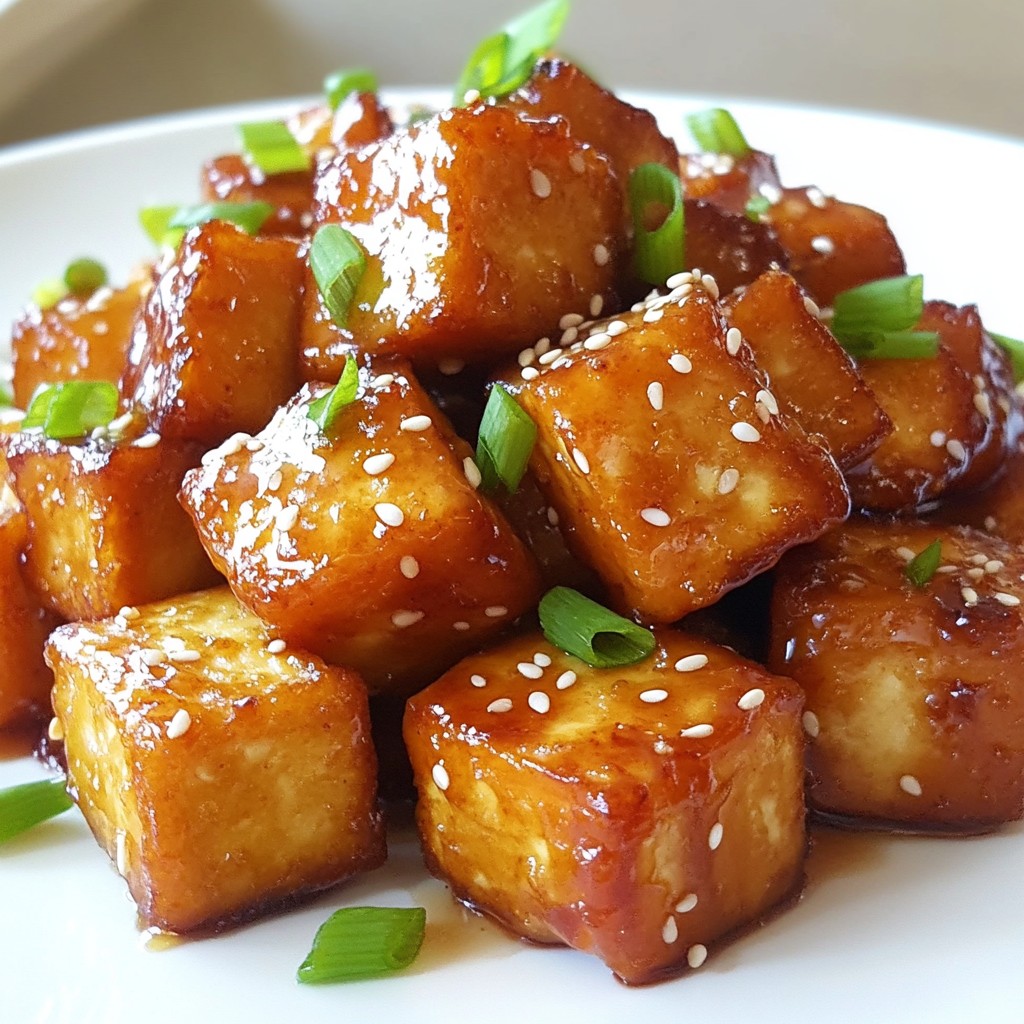Honey Garlic Crispy Tofu Simple and Tasty Dish