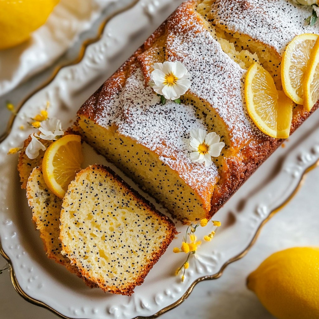 Lemon Poppy Seed Loaf Fresh and Flavorful Delight