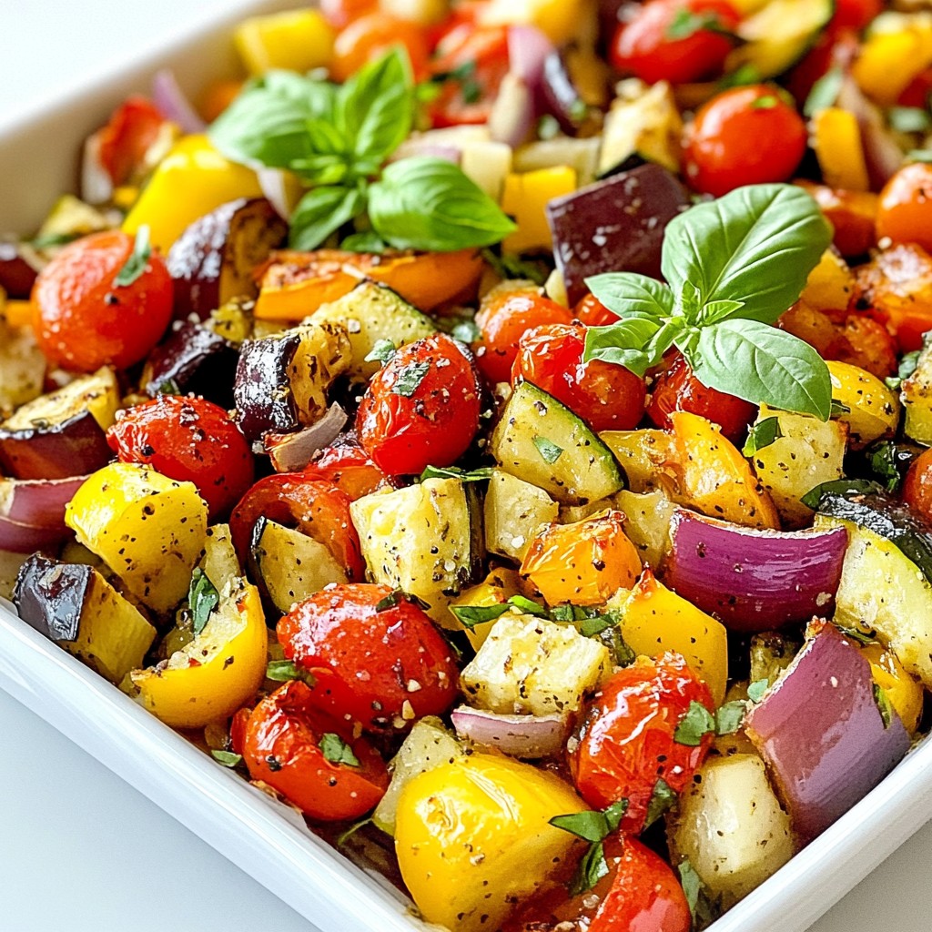 Tuscan Sheet Pan Roasted Vegetable Medley Delight