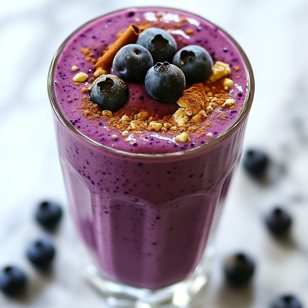 Blueberry Cheesecake Smoothie Delightful and Creamy