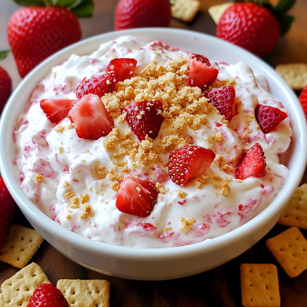 Strawberry Cheesecake Dip Simple and Delicious Treat