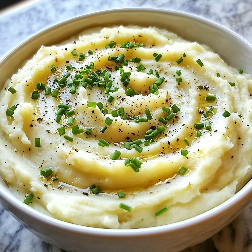 Roasted Garlic Mashed Cauliflower Creamy Comfort Dish