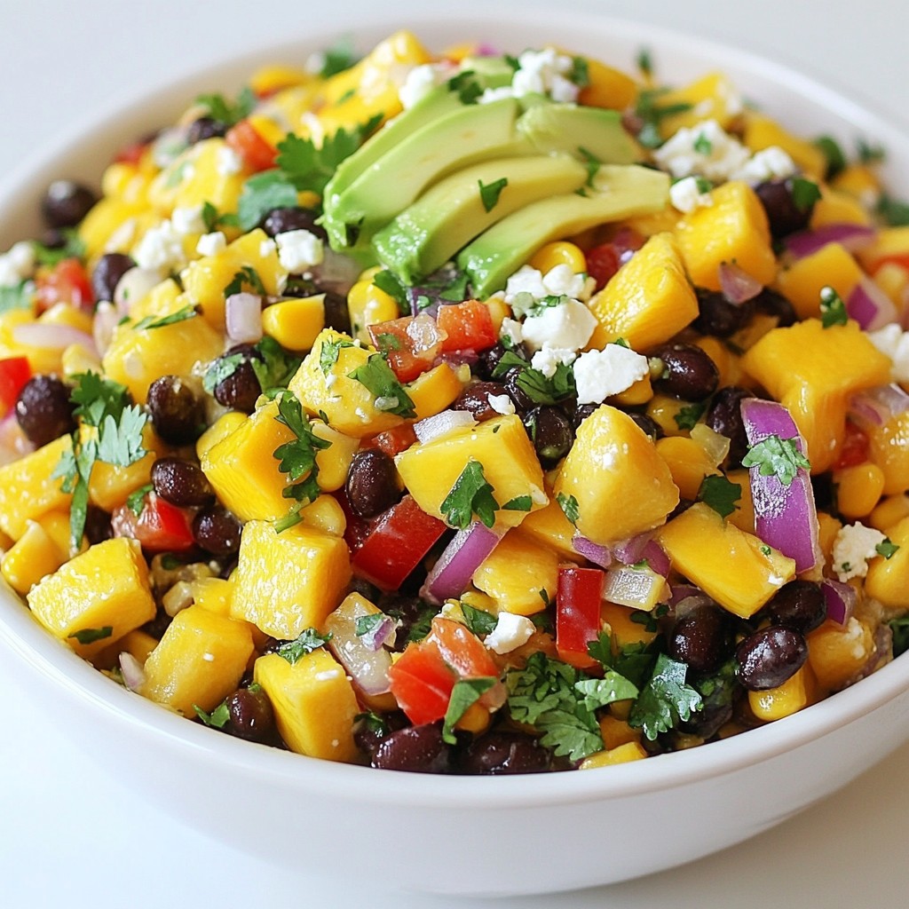Mango Black Bean Salad Fresh and Flavorful Recipe
