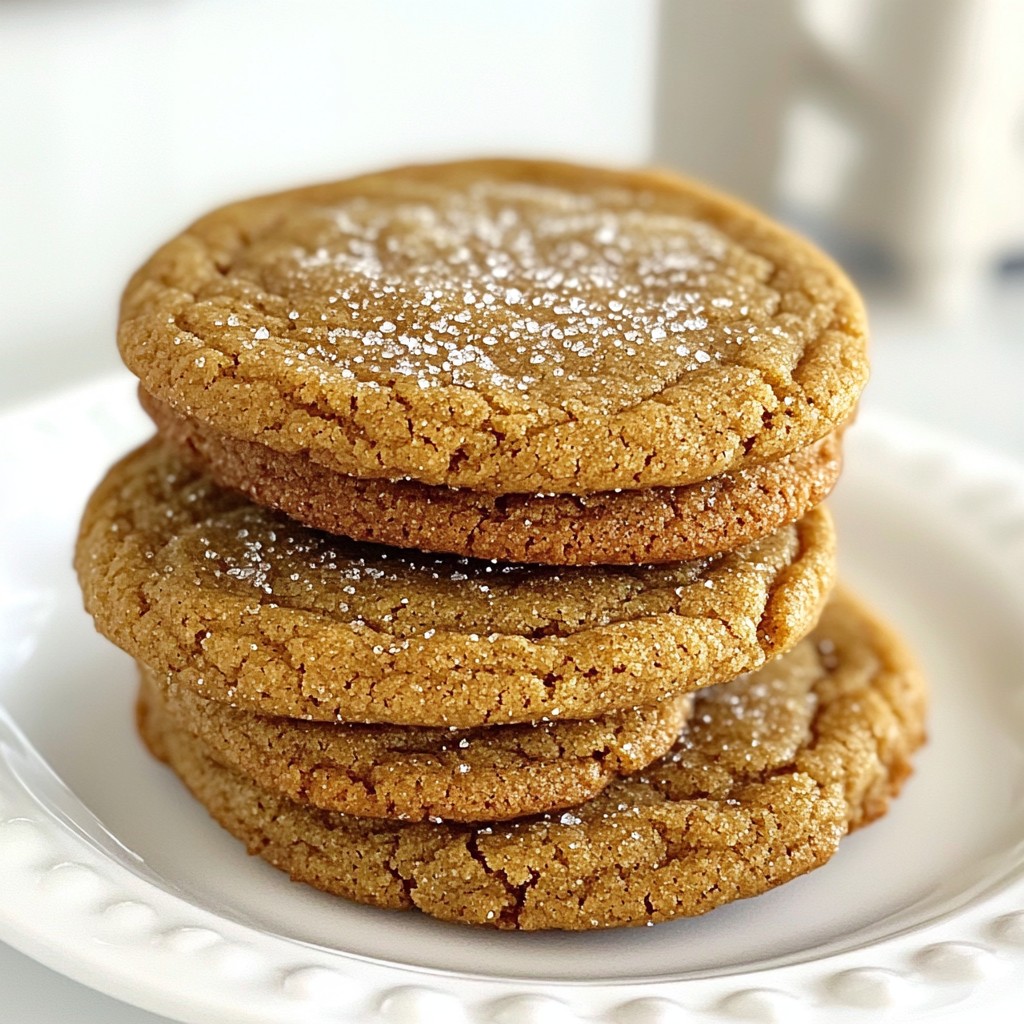 Chewy Ginger Molasses Cookies Easy Baking Recipe