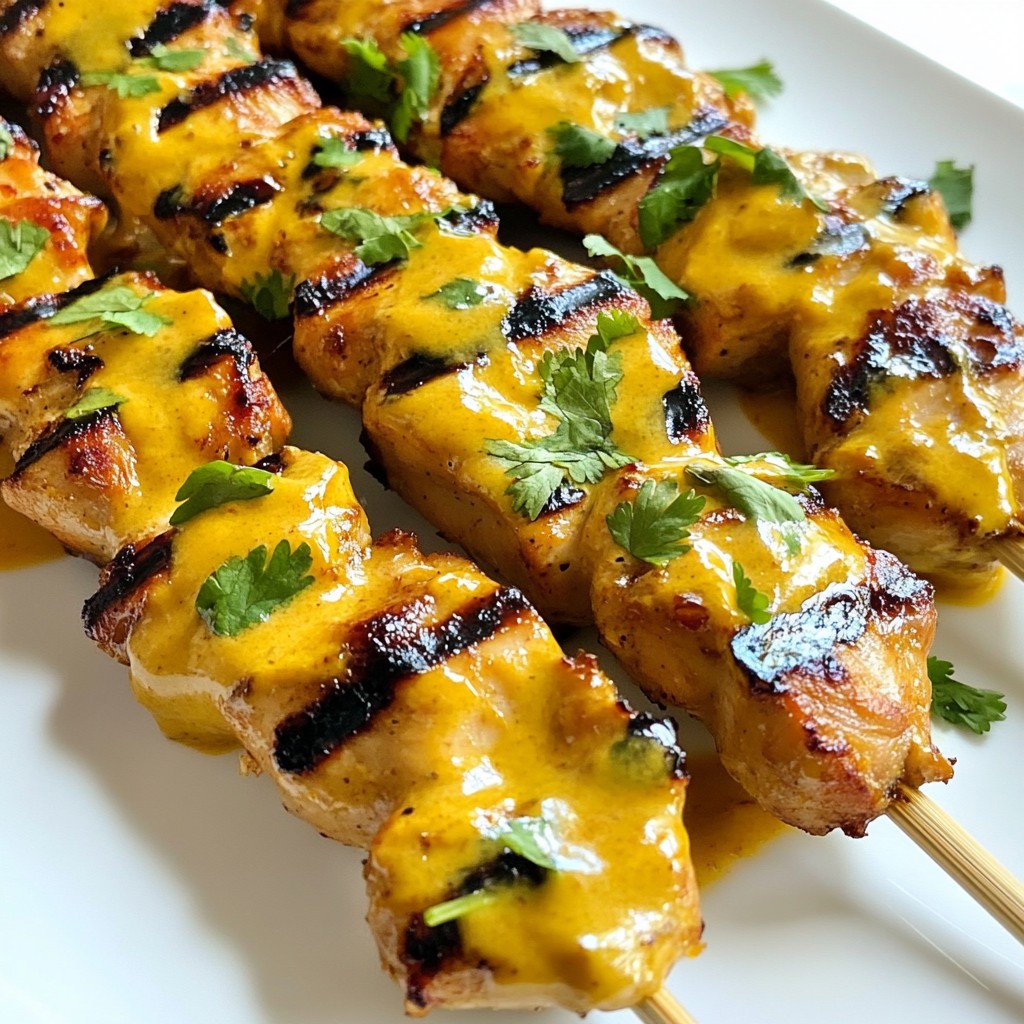 Thai Peanut Chicken Satay Flavorful Grilling Delight