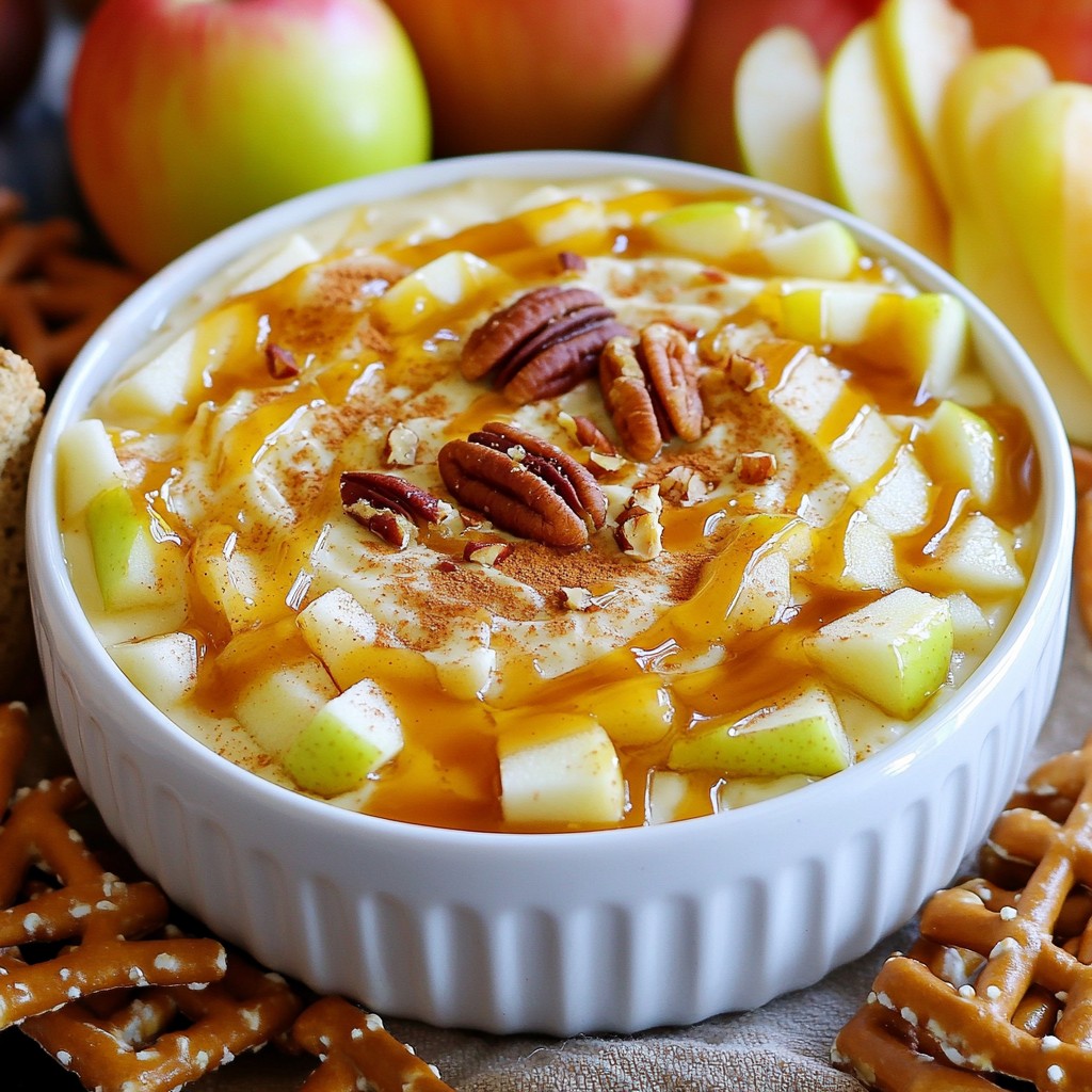 Caramel Apple Cheesecake Dip Delightful and Easy Treat