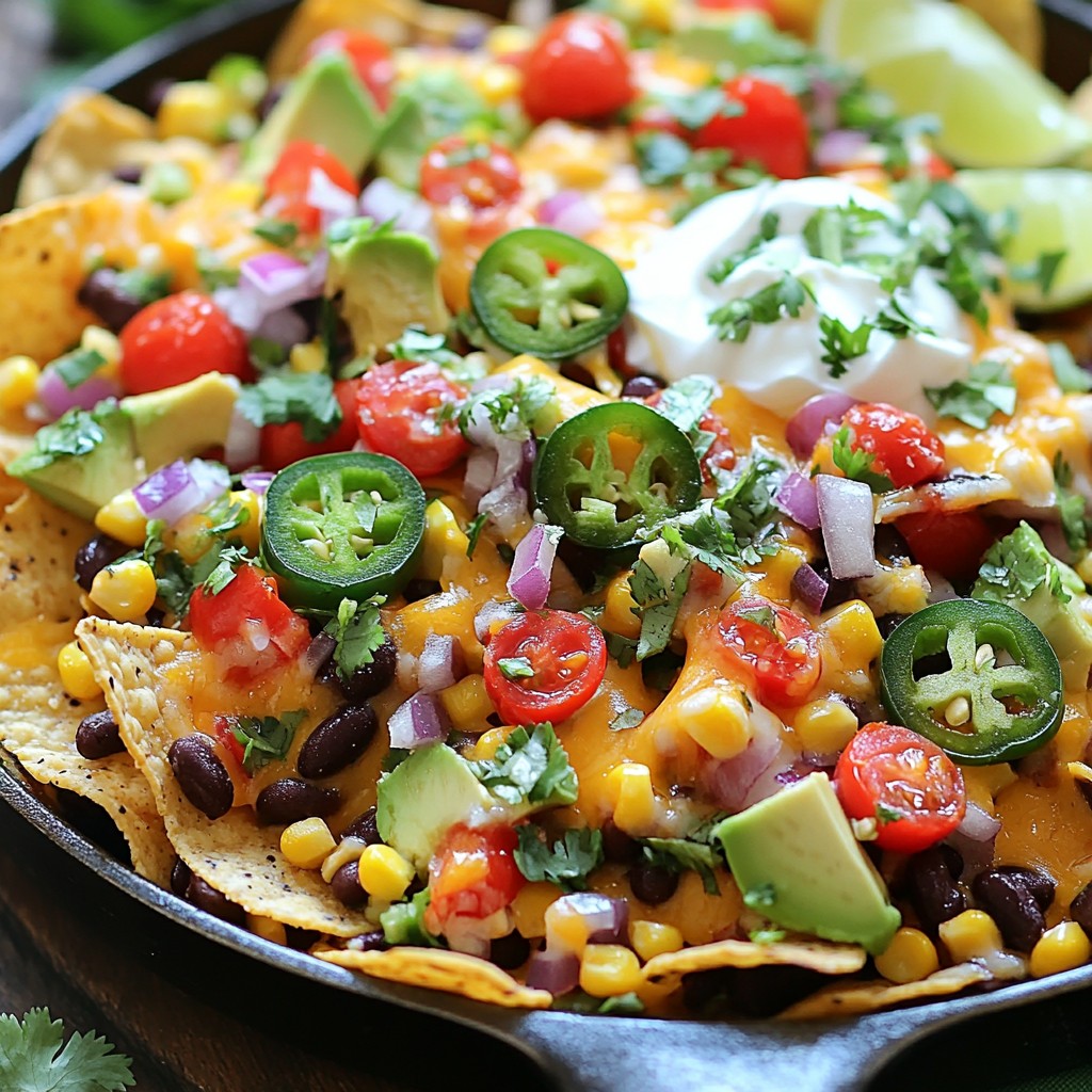 Loaded Veggie Nacho Skillet Flavorful and Fun Meal