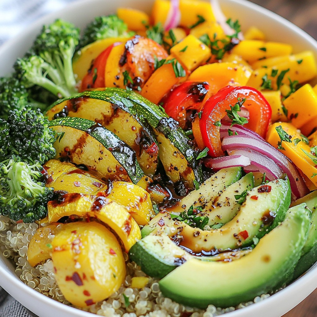 Roasted Vegetable Quinoa Bowl Flavorful and Healthy Dish