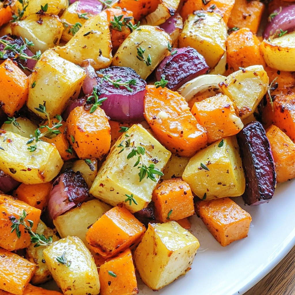 Herb Sheet Pan Roasted Root Vegetables Simple Recipe