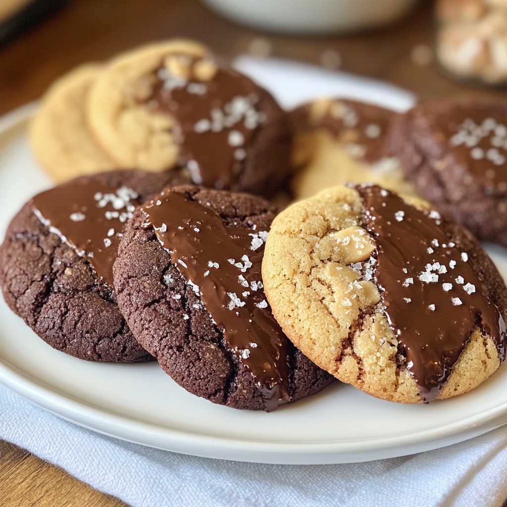 Chocolate Dipped Peanut Butter Cookies Easy Delight