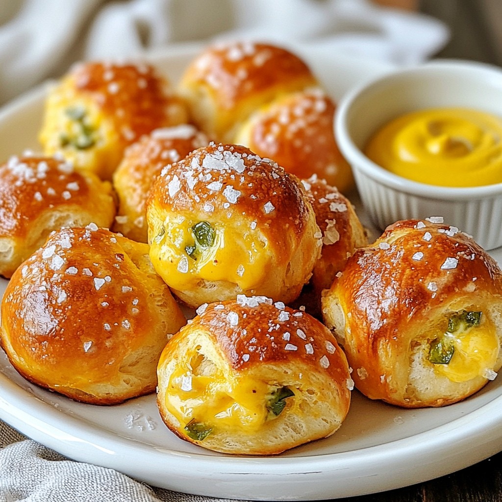 Cheddar Jalapeño Pretzel Bites Tasty and Simple Recipe