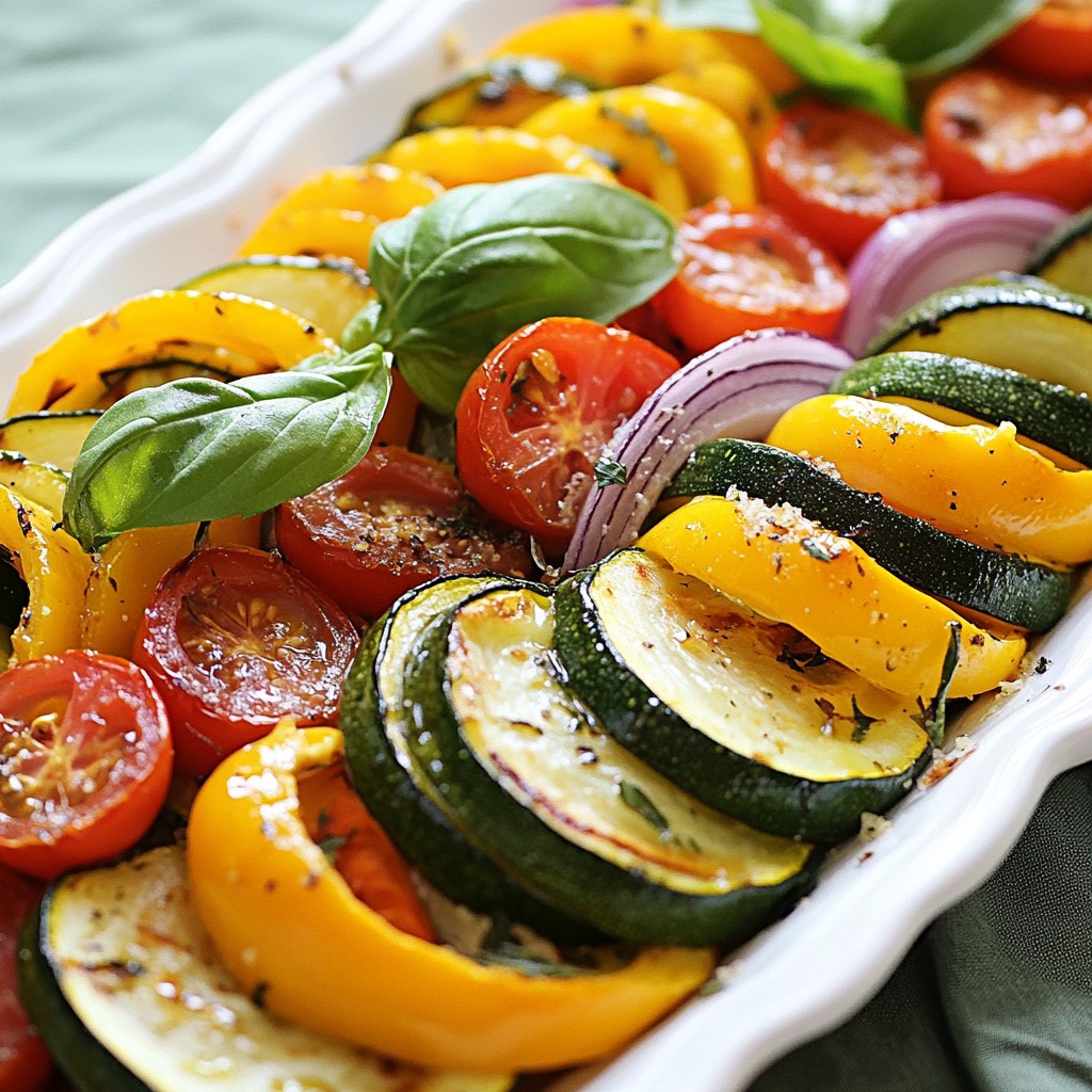 Tuscan Sheet Pan Roasted Vegetable Medley Delight