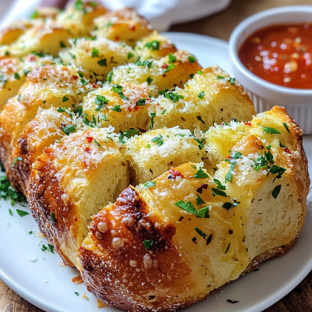 Garlic Parmesan Pull-Apart Bread Irresistible Delight