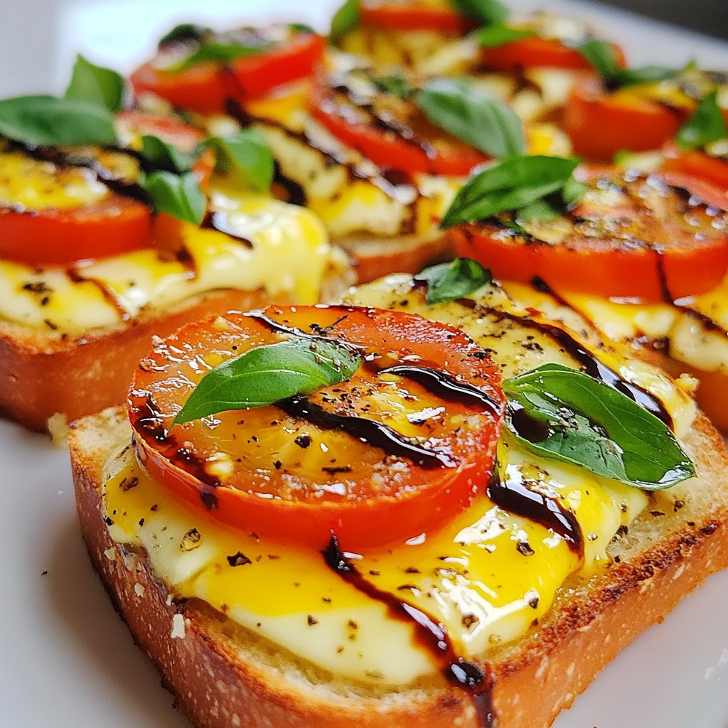 Caprese Garlic Bread Simple and Flavorful Delight