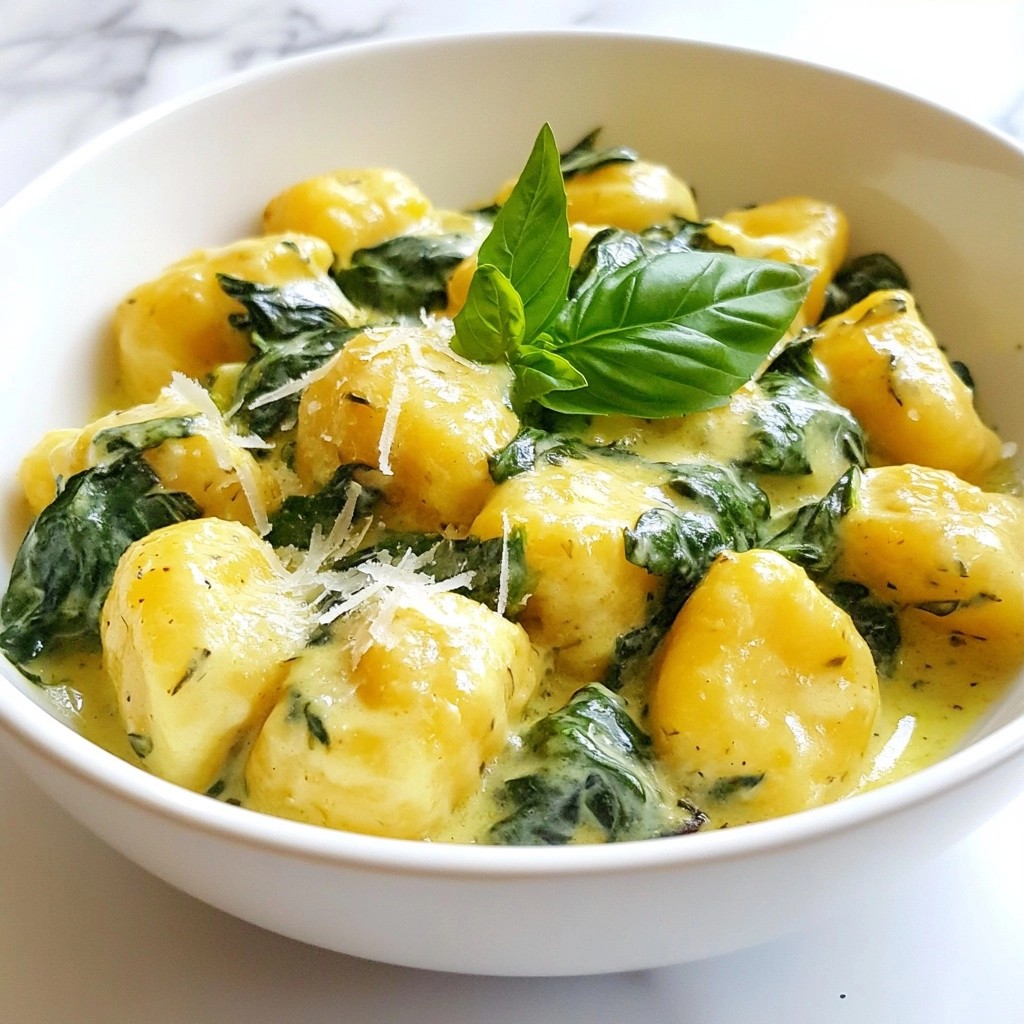 Creamy One-Skillet Spinach and Ricotta Gnocchi Delight