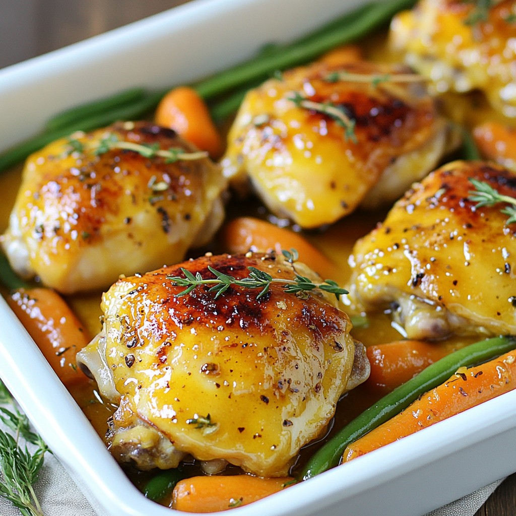 Savory One-Pan Honey Mustard Chicken Recipe Delight