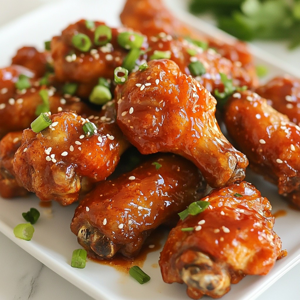 Crispy Sheet Pan Honey Sriracha Chicken Wings Recipe