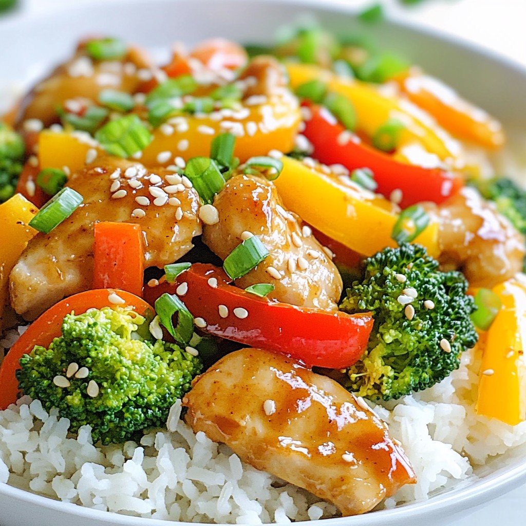 Tangy One-Pan Orange Ginger Chicken Stir Fry Recipe