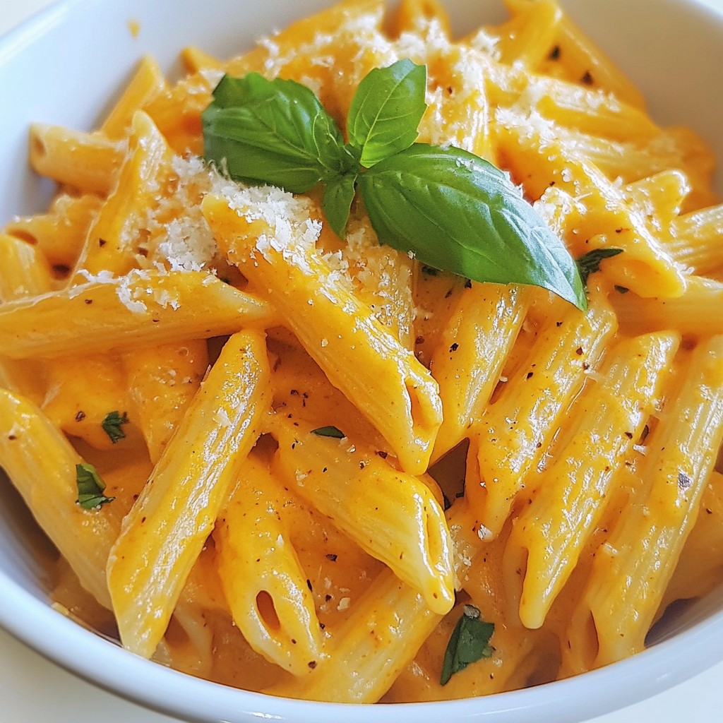 Creamy Roasted Red Pepper Pasta Flavorful and Easy Dish