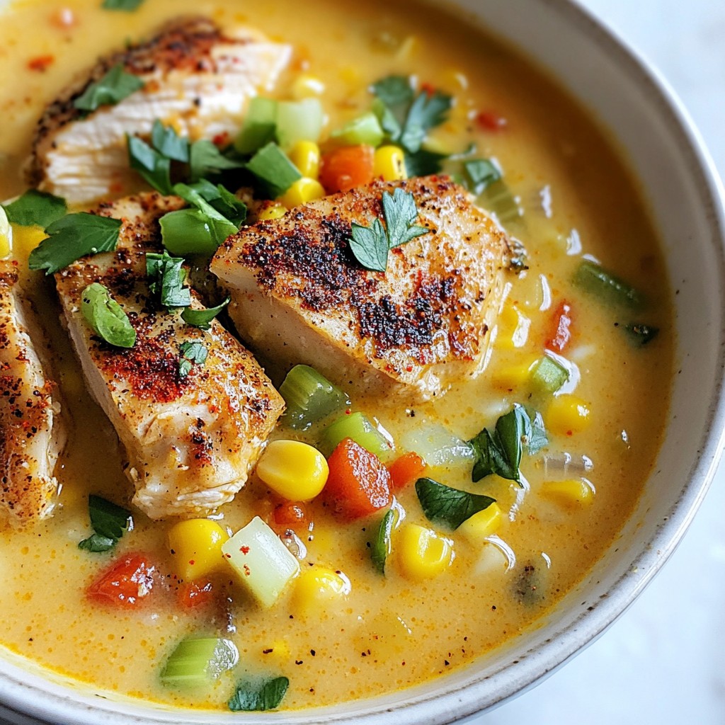 Creamy Cajun Chicken Soup Flavorful Comfort Food